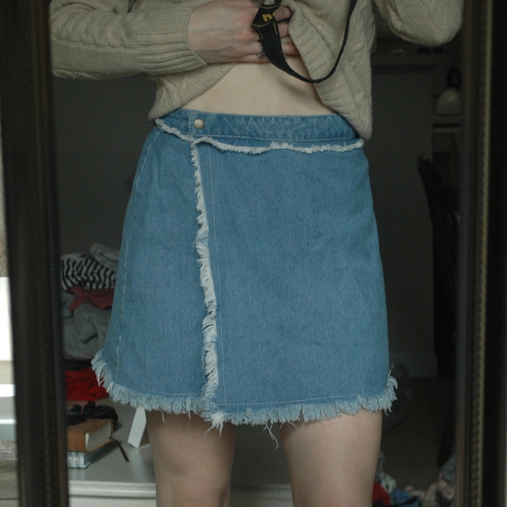 Denim Mini-Skirt by Romeo and Juliet Couture